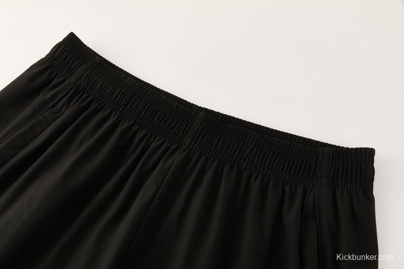 26/27 Liverpool Cream Full Zipper Hooded Jacket Tracksuit + Black Long Pants