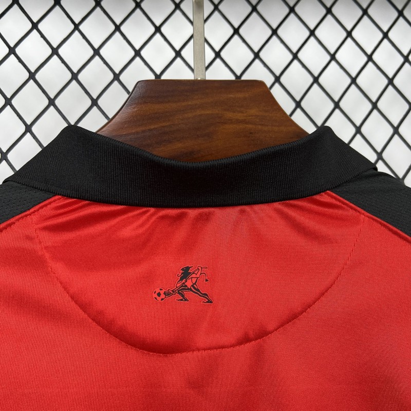 25/26 AC Milan x Slam Jam Limited Edition Long Sleeve Red Forth Jersey