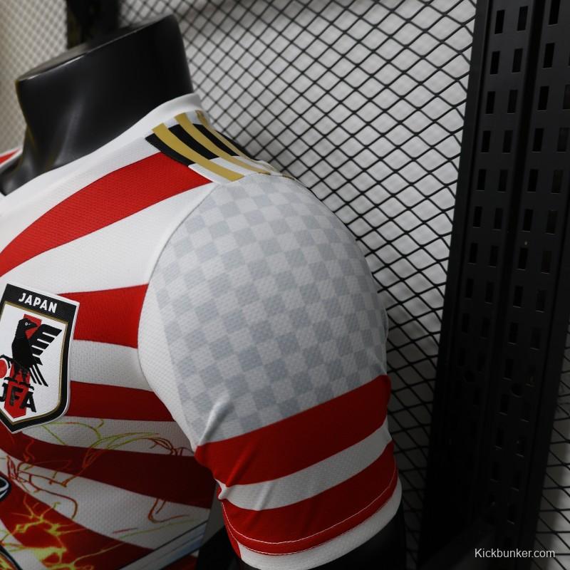 Player Version 2026 Japan  White "Samurai + Rising Sun" Special Edition Jersey