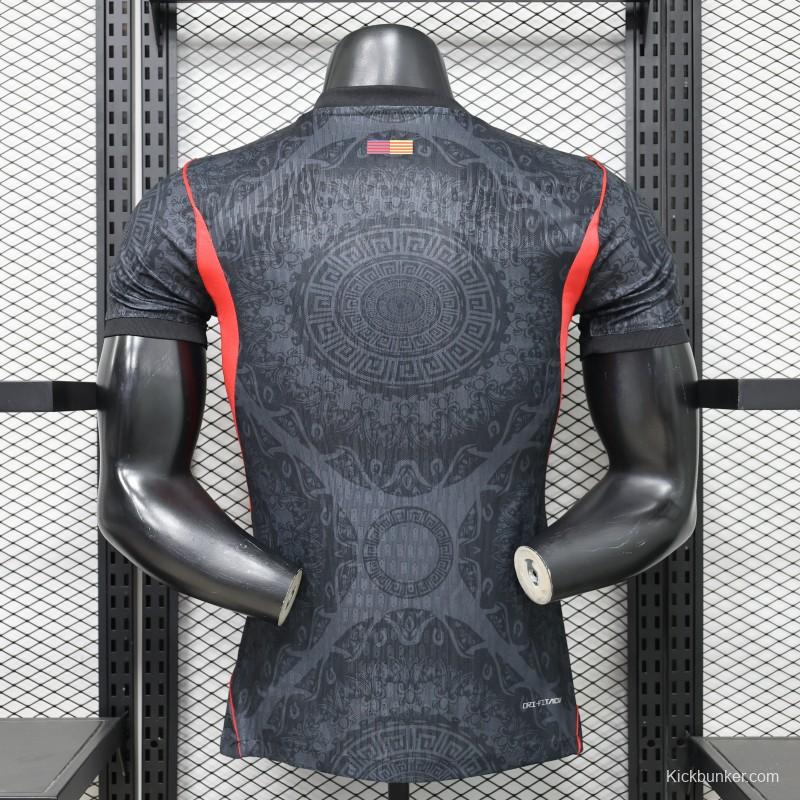 Player Version 26/27 FC Barcelona Dark Black & Red Special Edition Jersey