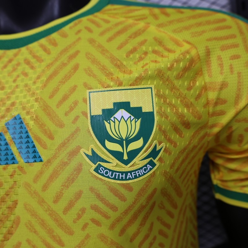Player Version 26/27 South Africa Yellow & Green  Home Jersey (Adidas)