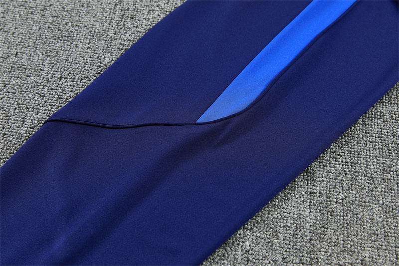 2026 Inter Milan Royal Blue Half  Zipper Jacket Tracksuit + Long Pants (Nike)