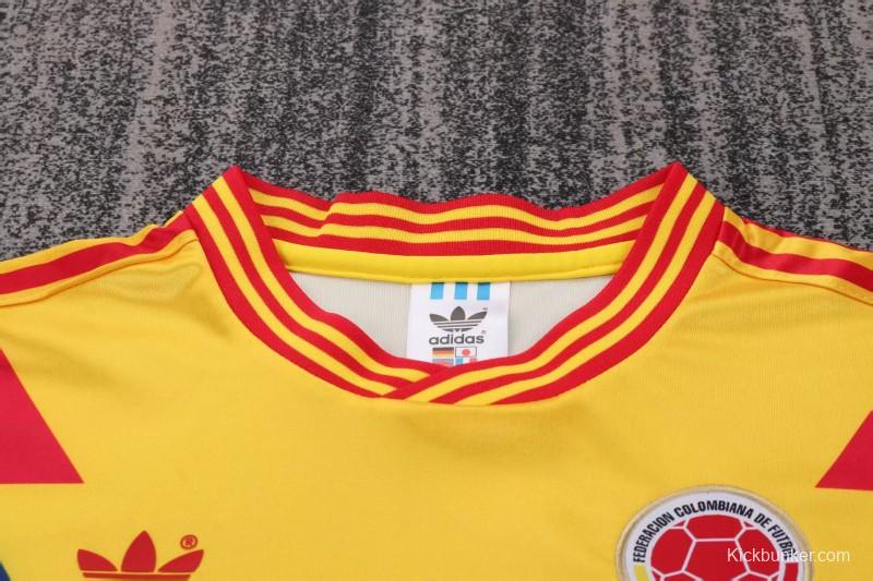Retro Kids 1990 Colombia Home Jersey