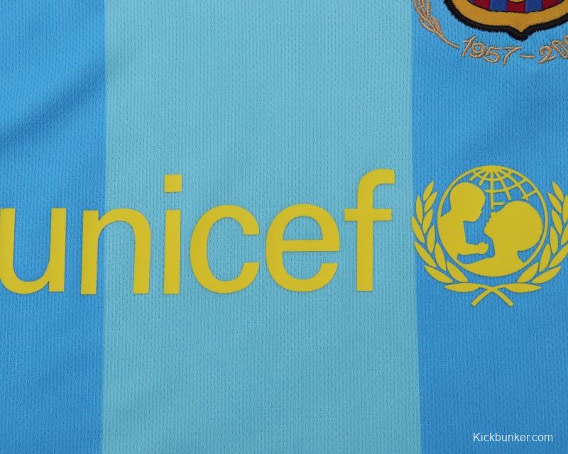 Retro Kids 07/08 FC Barcelona Away Jersey