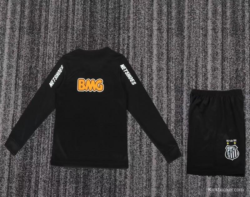Retro 12/13 Santos FC Black Long Sleeve Jersey