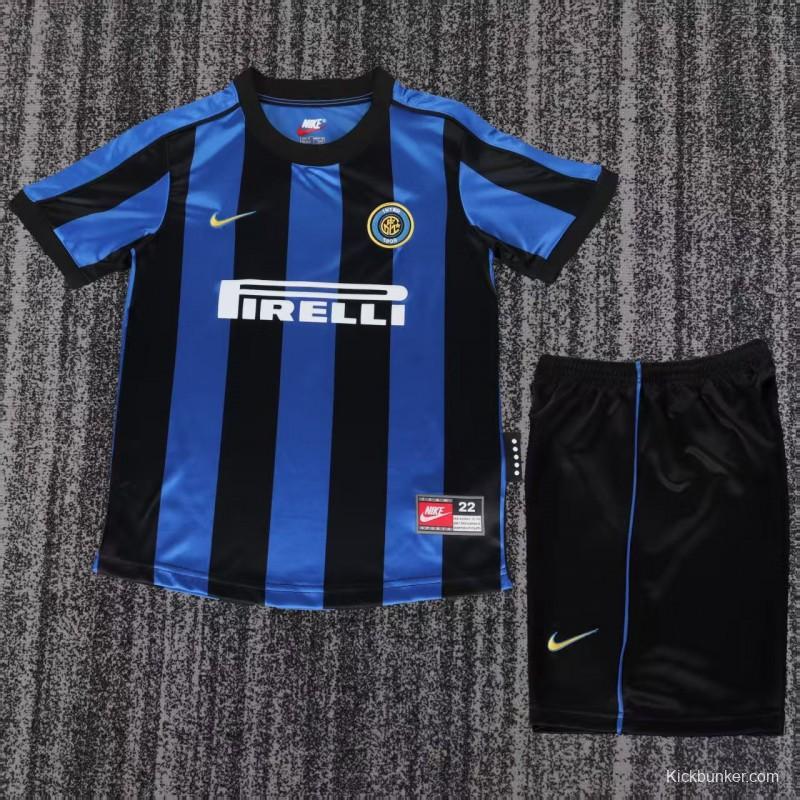 Retro 99/00 Inter Milan Blue-Black Home Jersey