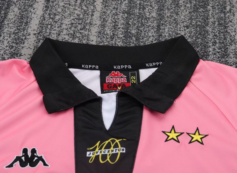 Retro Kids 97/98 Juventus Pink Away Jersey