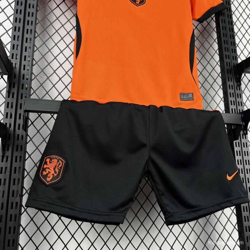 2026 Kids Netherlands World Cup Home Kit