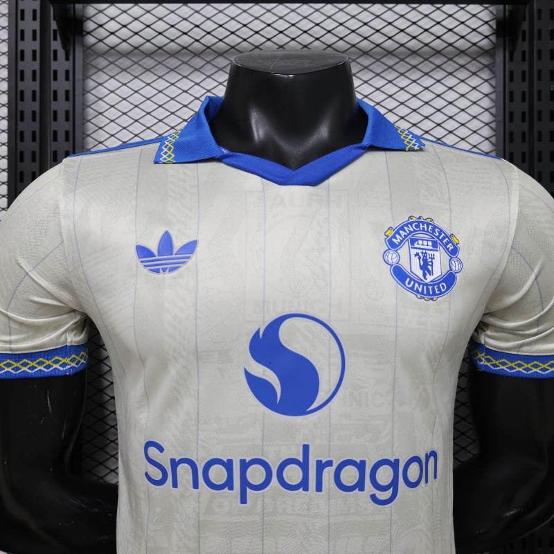 Player Version 26/27 Manchester United Away Cream White Jersey
