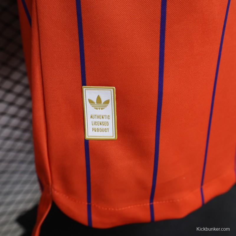 Player Version 26/27 Scotland Away Orange with Purple Pinstripe Jersey