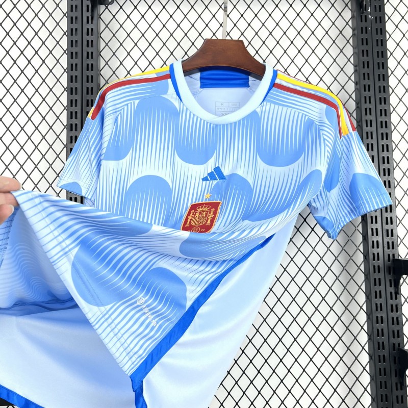 2022 Retro Spain World Cup Away Jersey