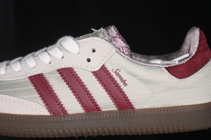 Adidas Samba OG Classic Sneakers with Retro Suede Overlays - KZ7552
