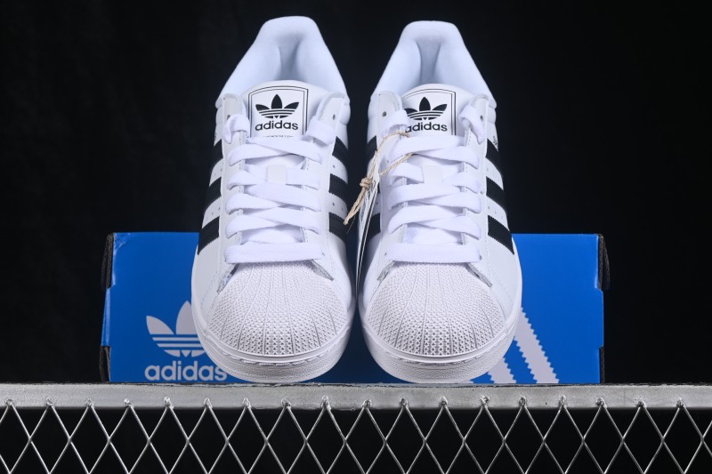 Adidas Superstar II Casual Skateboarding Shoes with Full-Grain Leather Shell Toe - IH8659