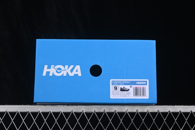 Hoka Mafate Speed 2 Trail Running Shoes with Lightweight Fresh Foam and Vibram Outsole - 1126851 BKSV