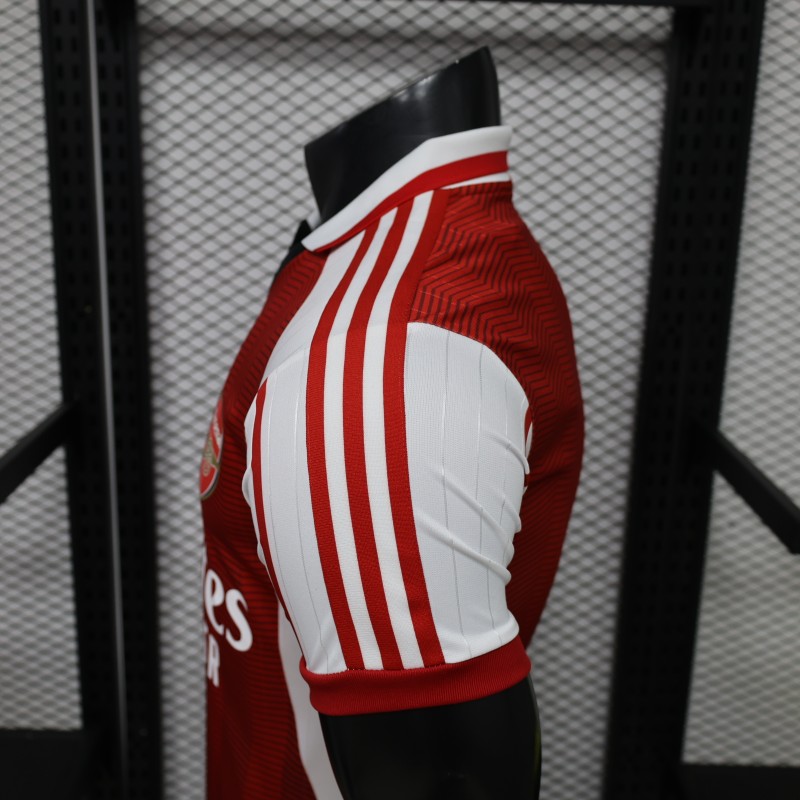 Player Version 26/27 Arsenal Vintage Design Red White Jersey