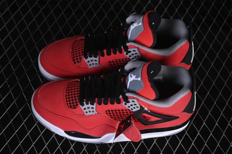 Nike Air Jordan 4 Retro Toro Basketball Shoes with Premium Leather and Air Sole - FQ8138-600