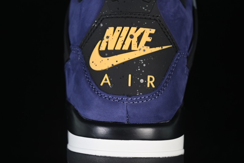 Jordan Air Jordan 4 Retro Lakers Sneakers with Premium Leather Upper - FV5029-500