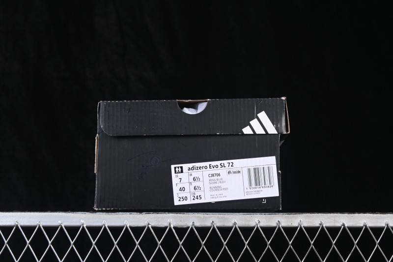 Adidas Adizero Evo SL 72 Lightweight Breathable Cushioned Running Shoes - CJ8706