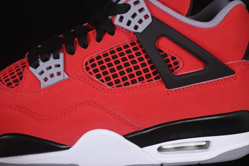 Air Jordan 4 Retro OG 'Toro' Basketball Shoes with Premium Leather Upper - FQ8138-600