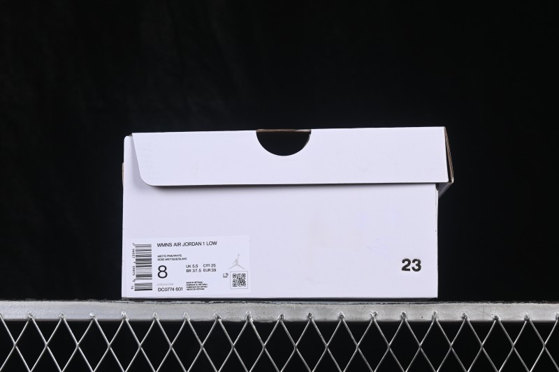 Nike Air Jordan 1 Low Retro Basketball Shoes with Light Gum Pink Accent - DC0774-601