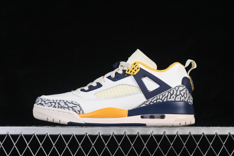 Nike Jordan Spizike Low Lifestyle Basketball Sneakers with Mixed Design Elements - FQ1759-111