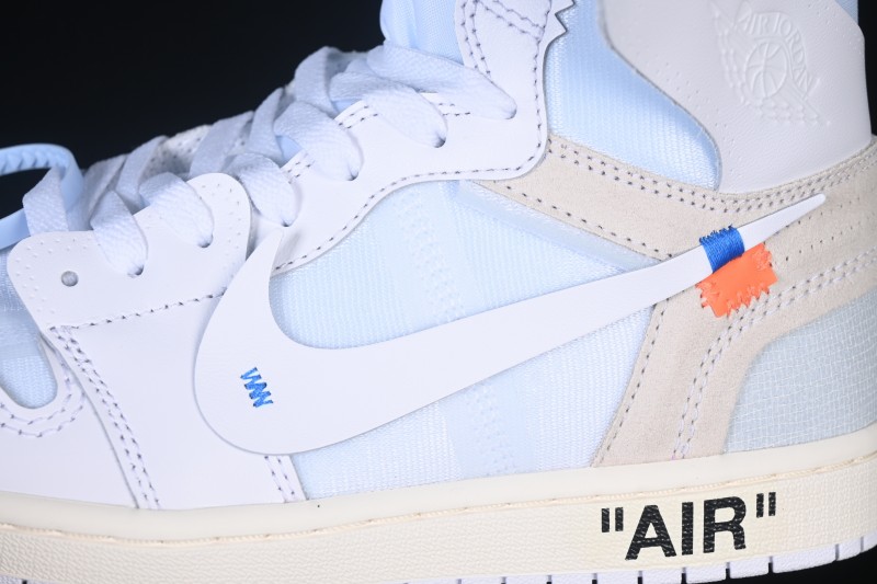 Nike Air Jordan 1 Retro High OG Off-White White Basketball Shoes - AA3834-100