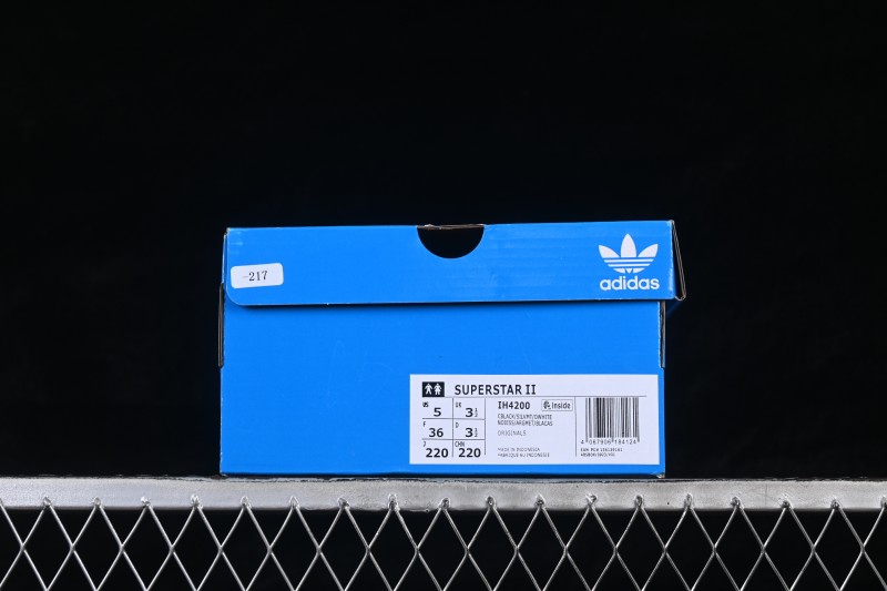 Adidas Originals Superstar II Classic Shell-Toe Casual Sneakers - IH4200