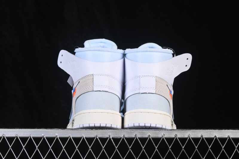 Nike Air Jordan 1 Retro High OG Off-White White Basketball Shoes - AA3834-100