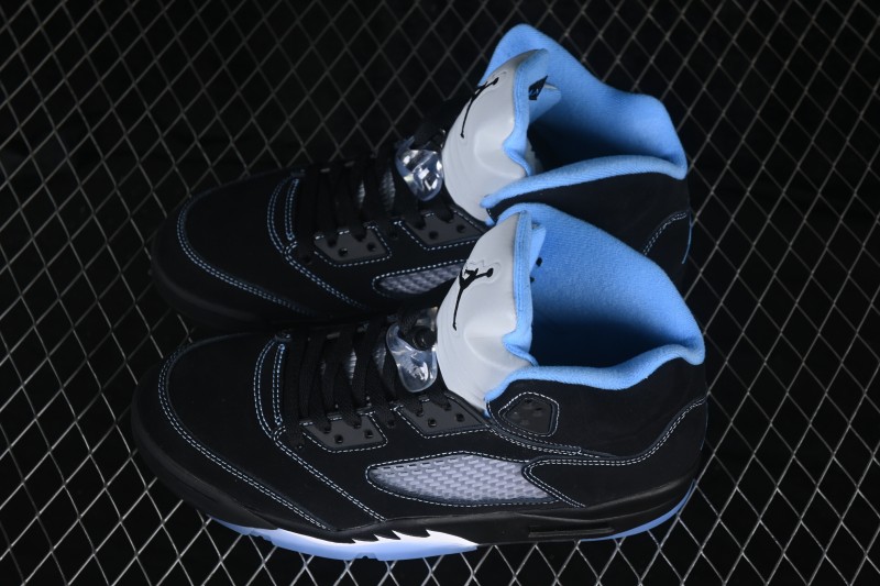 Nike Air Jordan 5 Retro OG 'Black University Blue' Basketball Shoes - DD0587-008