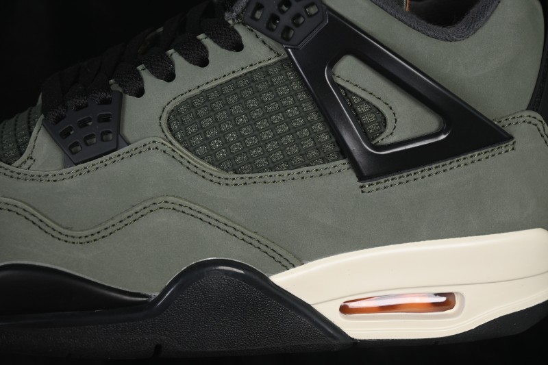 Nike Air Jordan 4 Retro OG Olive Suede Sneakers - IB1519-200