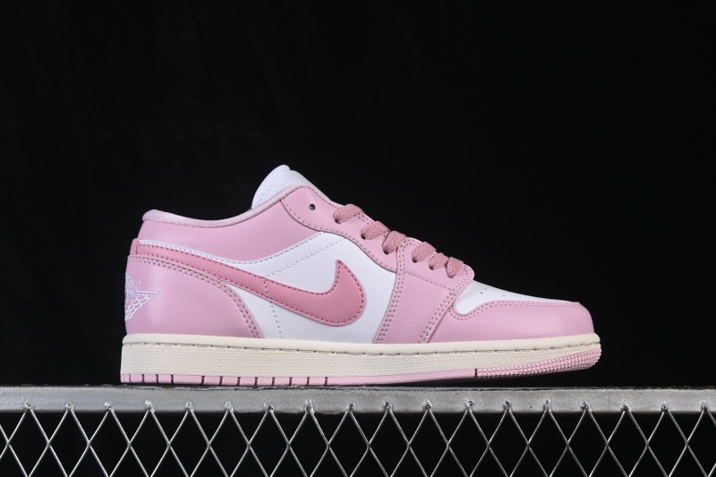 Nike Air Jordan 1 Low Retro Basketball Shoes with Classic Colorway - DC0774-607