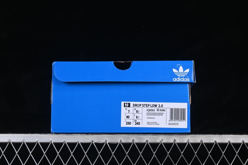 Adidas Originals Drop Step Low 2.0 Basketball-Style Campus Casual Skateboarding Shoes - JQ0063