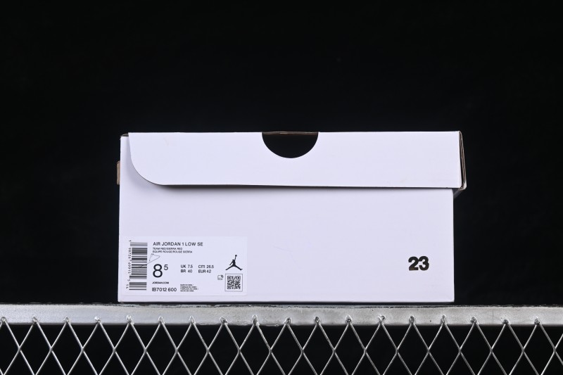 Nike Air Jordan 1 Low Retro Basketball Shoes with Gum Sole in Wine Red - IB7012-600