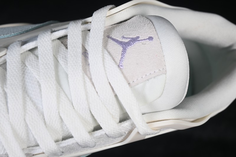 Nike Air Jordan 4 Remastered AJ4 Retro Trainers with Mixed Textile, Leather and Suede Upper - IB7408-133