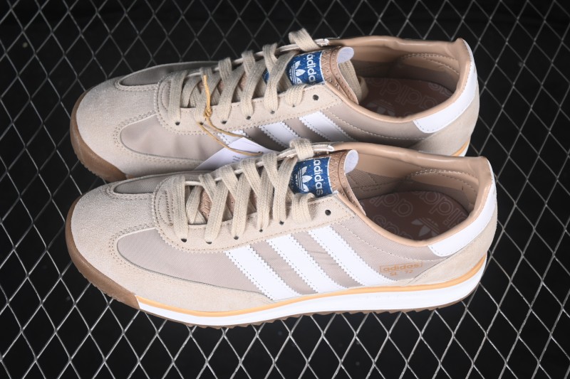 Adidas Originals SL 72 Retro Running Shoes with Classic Suede and Mesh Upper - JQ9554