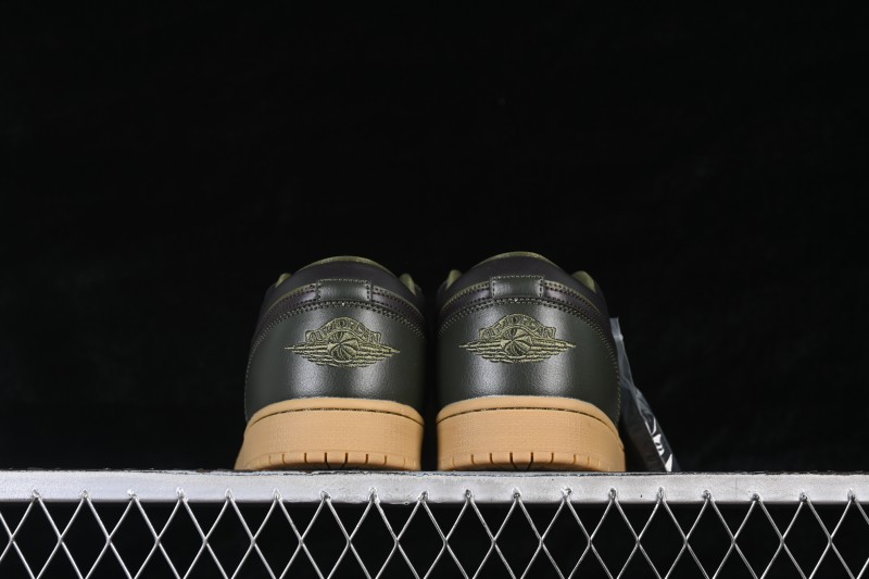 Air Jordan 1 Low OG Retro Basketball Shoes with Woven Leather Upper - IR0840-325
