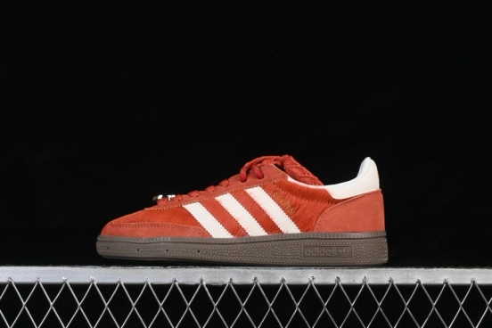 Adidas Handball Spezial Retro Casual Skateboarding Shoes with Classic Three-Stripe Design - KJ6299