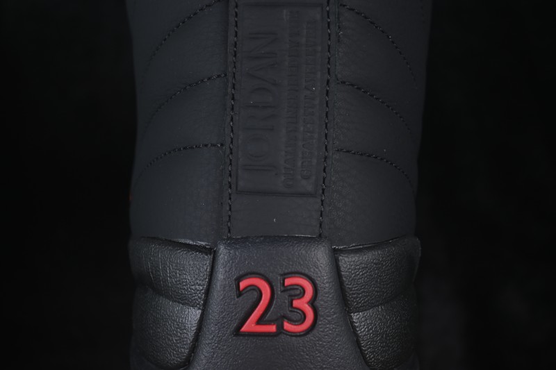 Nike Air Jordan 12 Retro OG Bloodline Men's Basketball Shoes with Premium Leather and Vibrant Red Accents - CT8013-003