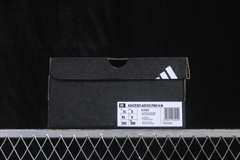 Adidas Adizero Adios 4 Lightweight Breathable Low-Top Running Shoes - KJ3062