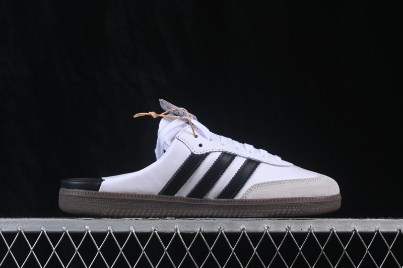 Adidas Samba OG Casual Half Slipper with Premium Leather Upper - LB3814