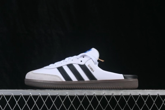 Adidas Samba OG Casual Half Slipper with Premium Leather Upper - LB3814