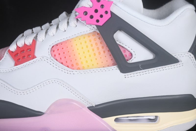 Nike Air Jordan 4 Retro Comic AJ4 Running Shoes with Graphic Design - JA1135-100