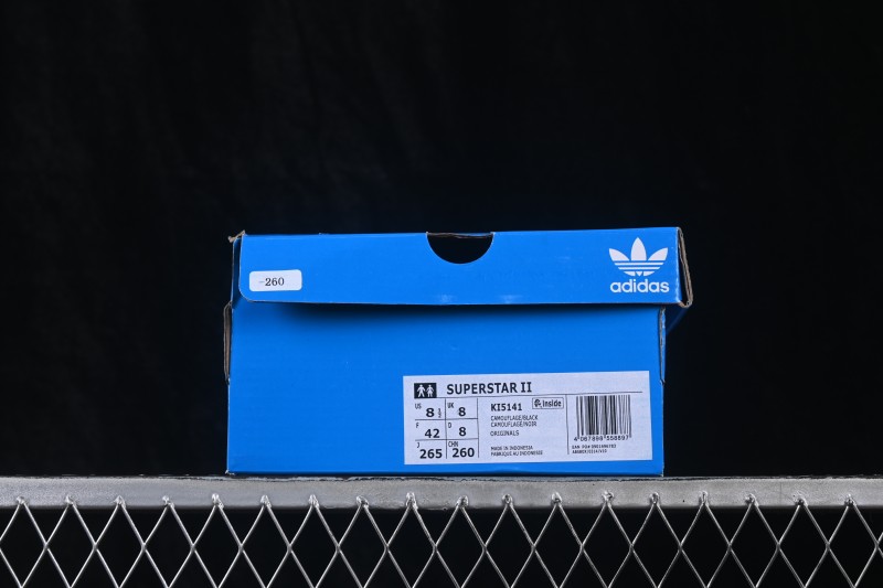 Adidas Originals Superstar II Retro Sneakers with Classic Shell Toe - KI5141
