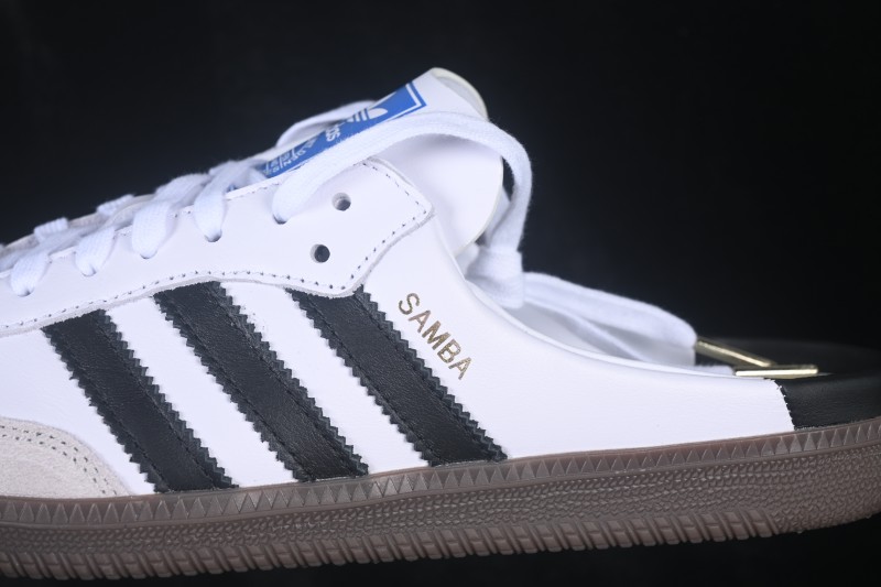 Adidas Samba OG Casual Half Slipper with Premium Leather Upper - LB3814