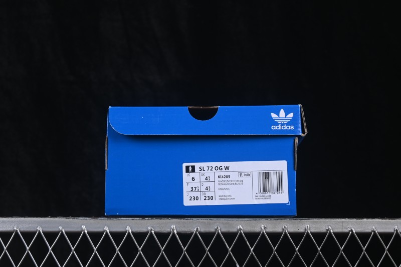 Adidas Originals SL 72 Retro Running Shoes with Classic Suede Overlays - KI4205