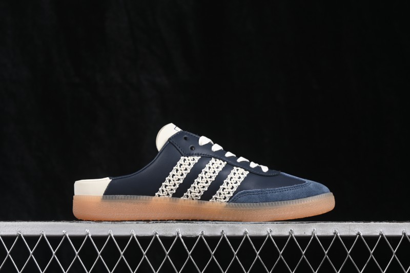 Adidas Samba OG Casual Half-Slip-On Shoes with Classic Retro Design - HP5053