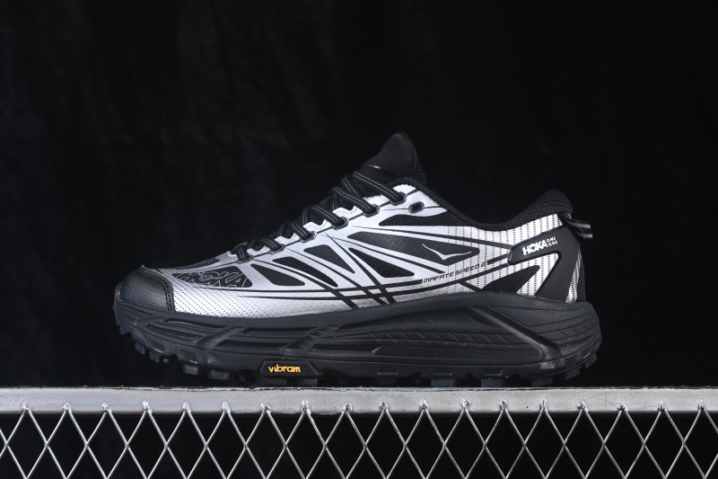Hoka Mafate Speed 2 Ultra-Light Cushioned Trail Running Shoes - 1126851 BKSV