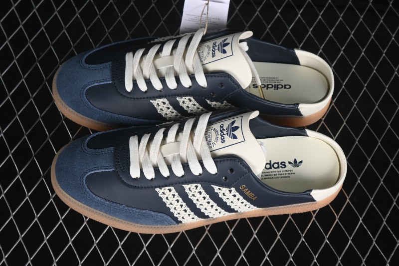 Adidas Samba OG Casual Half-Slip-On Shoes with Classic Retro Design - HP5053