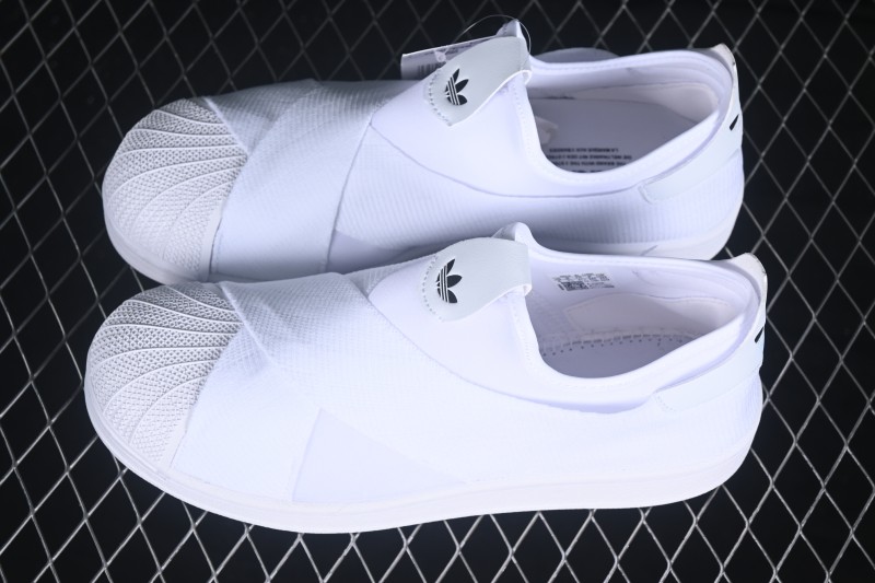 Adidas Originals Superstar Lace-Up Casual Skateboarding Shoes with Shell Toe - KH8209