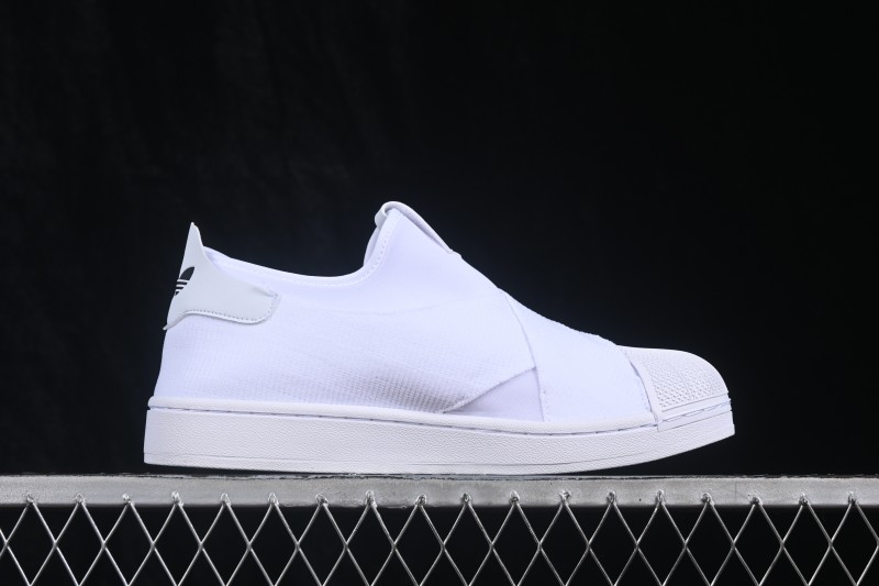 Adidas Originals Superstar Lace-Up Casual Skateboarding Shoes with Shell Toe - KH8209